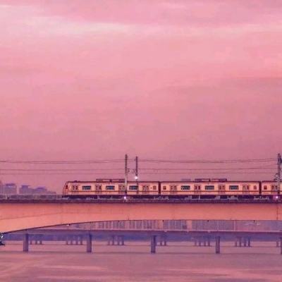 荆州长江公铁大桥雨后美景（图）